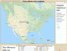 Tablet Screenshot of findlatitudeandlongitude.com